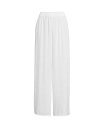 【送料無料】 ランズエンド レディース カジュアルパンツ ボトムス Women 039 s Sheer Oversized Swim Cover-up Pants White