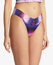 【送料無料】 ハンキーパンキー レディース パンツ アンダーウェア Women 039 s One Size Printed Original Rise Thong Underwear PR4811 Before Sunset Print