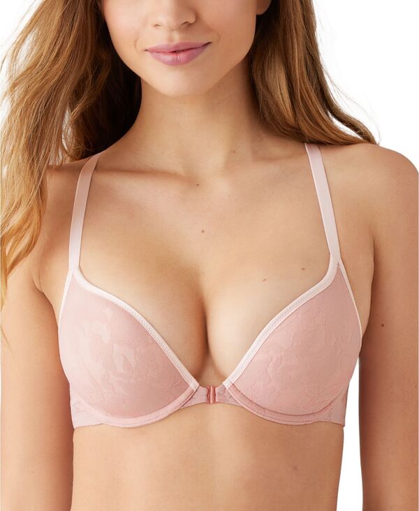 【送料無料】 ビーテンプテッド レディース ブラジャー アンダーウェア Women 039 s Shadow Scene Front Close PushUp Bra 958268 Blush Pink