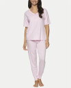 【送料無料】 フェリナ レディース ナイトウェア アンダーウェア Women's Jessie 2 Pc. Jersey Knit Lounge Set Pir...