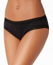 【送料無料】 ナトリ レディース パンツ アンダーウェア Bliss Lace-Trim Cotton Brief Underwear 156058 Black