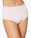 【送料無料】 ナトリ レディース パンツ アンダーウェア Bliss Lace-Trim High Rise Cotton Brief 755058 Blushing Pink(4)