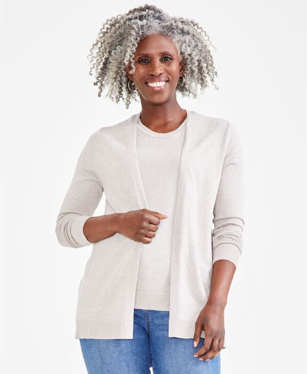  スタイルアンドコー レディース ニット・セーター カーディガン アウター Women's Completer Cardigan Sweater Hammock Heather