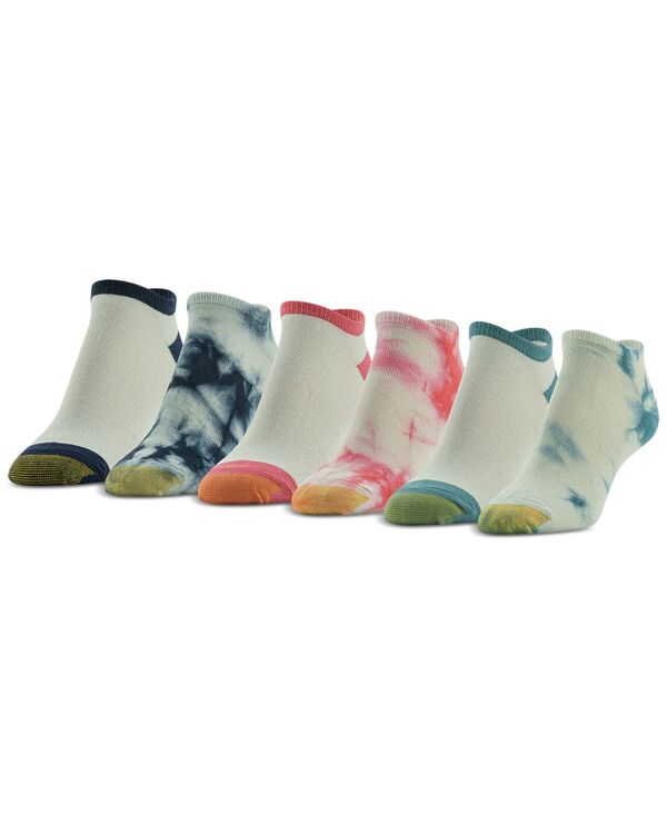 yz S[hgD fB[X C A_[EFA Women's 6-Pk. Tie-Dyed Liner Socks Assorted