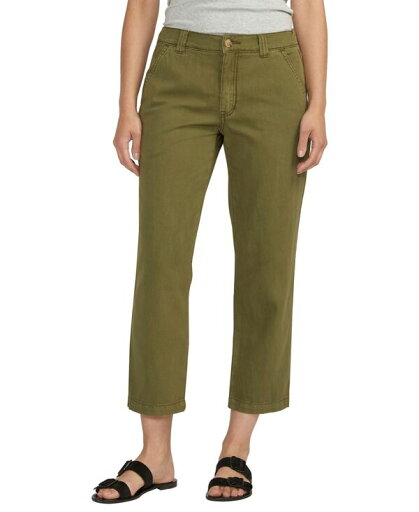 【送料無料】 ジャグ レディース カジュアルパンツ ボトムス Women's Chino Tailored Cropped Pants Moss 【送料無料】 ジャグ レディース カジュアルパンツ ボトムス Women's Chino Tailored Cropped Pants Moss