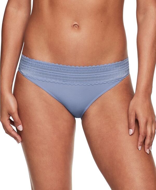 【送料無料】 ワーナーズ レディース パンツ アンダーウェア Women's No Pinching No Problems&reg; Lace Bikini Underwear 5509 Periwinkle