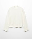 【送料無料】 マンゴ レディース ニット セーター アウター Women 039 s Perkins Neck Knitted Sweater Ecru