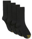 【送料無料】 ゴールドトゥ レディース 靴下 アンダーウェア Women's 4-Pack Casual Flat Knit Socks Black