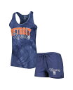 【送料無料】 コンセプツ スポーツ レディース ナイトウェア アンダーウェア Women's Navy Detroit Tigers Billboard Rac...