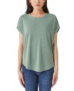 【送料無料】 ラッキーブランド レディース シャツ トップス Women's Short Sleeve Sandwash Dolman Tee Loden Green(4)