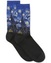 【送料無料】 ホットソックス レディース 靴下 アンダーウェア Women's Starry Night Fashion Crew Socks Royal
