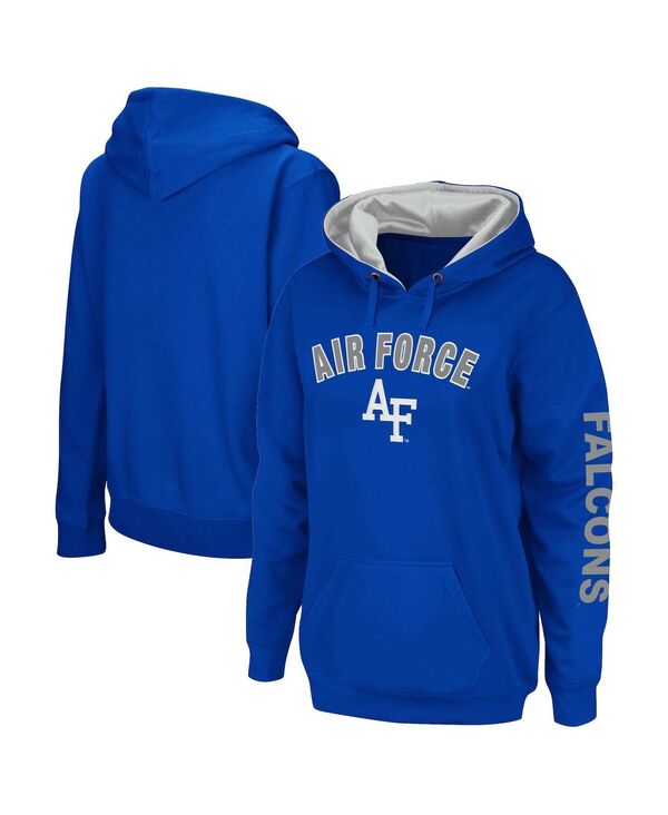 【送料無料】 コロシアム レディース パーカー スウェット フーディー アウター Women 039 s Royal Air Force Falcons Loud and Proud Pullover Hoodie Royal