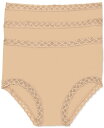【送料無料】 ナトリ レディース パンツ アンダーウェア Bliss Lace Trim High Rise Brief Underwear 3-Pack 75...