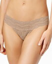 【送料無料】 ビーテンプテッド レディース パンツ アンダーウェア Lace Kiss Thong Underwear 970182 Au Natural (N...