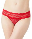 【送料無料】 ビーテンプテッド レディース パンツ アンダーウェア Lace Kiss Thong Underwear 970182 Crimson Red