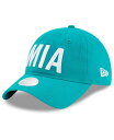 【送料無料】 ニューエラ レディース 帽子 アクセサリー Women 039 s Aqua Miami Dolphins Hometown 9TWENTY Adjustable Hat Aqua