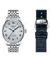 yz eB\bg Y rv ANZT[ Men's Swiss Automatic Le Locle Powermatic 80 Stainless Steel Bracelet Watch 39mm No Color