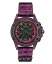 【送料無料】 ヴェルサーチ メンズ 腕時計 アクセサリー Men's Swiss Chronograph Pink Silicone Strap Watch 44mm Pink