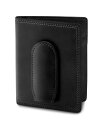 【送料無料】 ボスカ メンズ 財布 アクセサリー Men's Wallet Dolce Leather Front Pocket Bifold Wallet with Magnetic Clip Black(4)