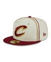 【送料無料】 ニューエラ メンズ 帽子 アクセサリー Men's Cream Wine Cleveland Cavaliers Piping 2-Tone 59...