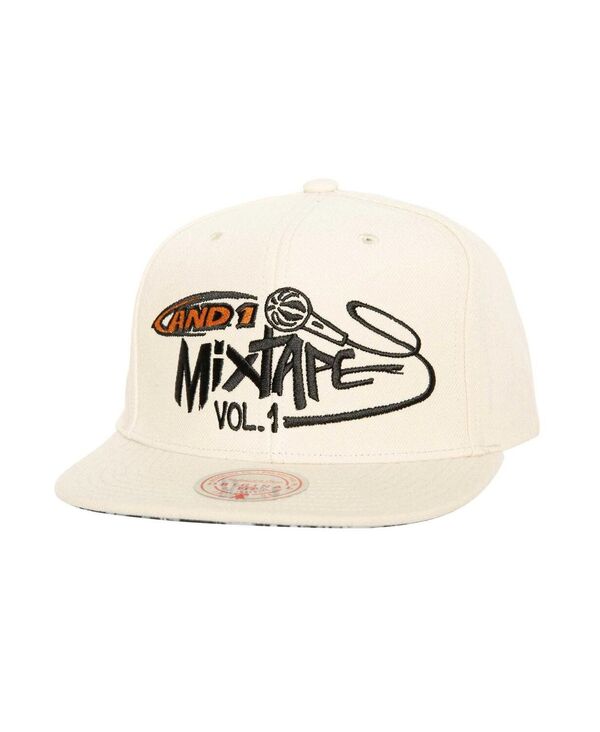 【送料無料】 ミッチェル&ネス メンズ 帽子 アクセサリー Men's x AND1 White Mixtape Vol. 1 Adjustable Hat White