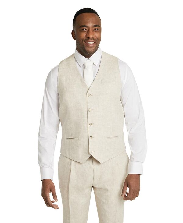 【送料無料】 ジョニー ビッグ メンズ ベスト トップス Mens Hemsworth Waistcoat Big & Tall Natural