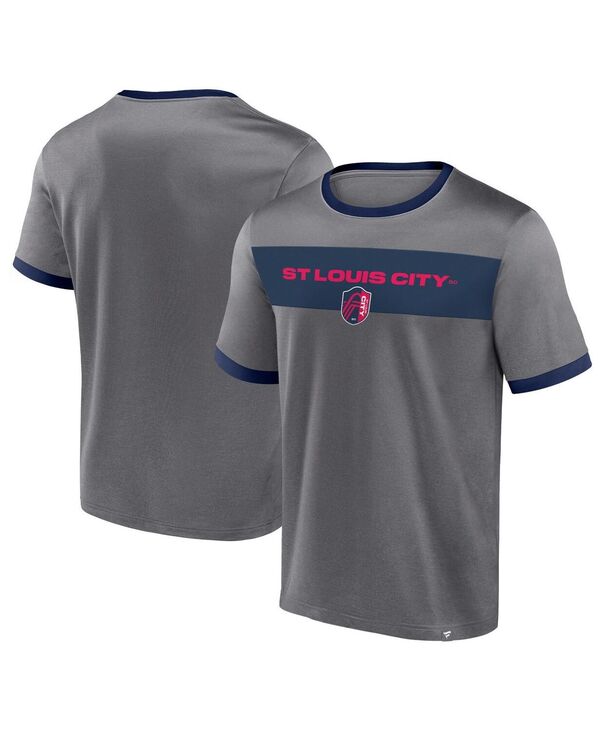  ファナティクス メンズ Tシャツ トップス Men's Gray St. Louis City SC Advantages T-shirt Gray