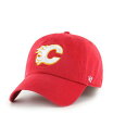 【送料無料】 47ブランド メンズ 帽子 アクセサリー Men's Red Calgary Flames Classic Franchise Fitted Ha...