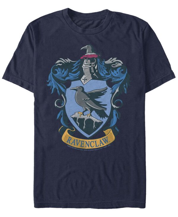 【送料無料】 フィフスサン メンズ Tシャツ トップス Harry Potter Men 039 s Hogwarts House Ravenclaw Crest Short Sleeve T-Shirt Navy