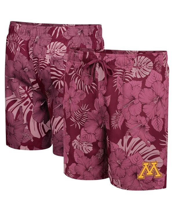 【送料無料】 コロシアム メンズ ハーフパンツ・ショーツ 水着 Men's Maroon Minnesota Golden Gophers The Dude Swim Shorts Maroon