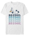 【送料無料】 フィフスサン メンズ Tシャツ トップス Men's Olaf Be Cool Short Sleeve Crew T-shirt White