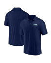 【送料無料】 ファナティクス メンズ ポロシャツ トップス Men's College Navy Seattle Seahawks Component Polo...