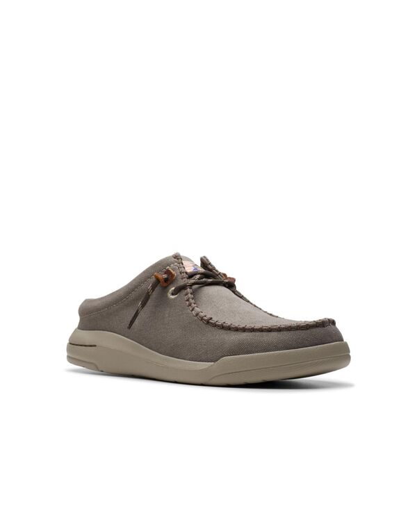 【送料無料】 クラークス メンズ スリッポン・ローファー シューズ Men's Collection Driftlite Surf Slip On Shoes Taupe Interest Textile