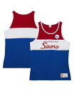 yz ~b`F&lX Y ^Ngbv gbvX Men's Royal Philadelphia 76ers Special Script Tank Top Royal