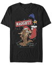 【送料無料】 フィフスサン メンズ Tシャツ トップス Men's Looney Tunes Stocking Stuffer Short Sleeve T-shirt Black