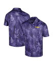 【送料無料】 コロシアム メンズ ポロシャツ トップス Men's Purple LSU Tigers Big and Tall Palms Polo Shir...
