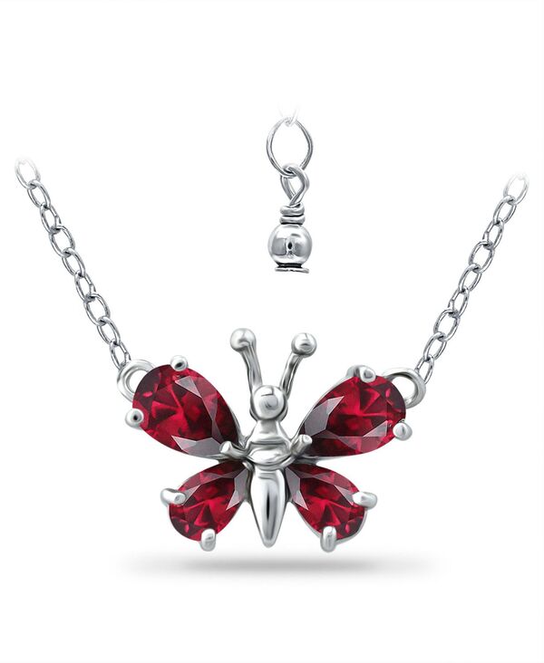 【送料無料】 ジャーニ ベルニーニ レディース ネックレス・チョーカー・ペンダントトップ アクセサリー Lab Grown Ruby Butterfly Necklace Ruby