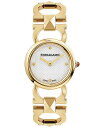 yz tFK fB[X rv ANZT[ Salvatore Women's Swiss Gold Ion Plated Stainless Steel Stud Link Bracelet Watch 25mm Gold