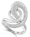 yz GtB[ fB[X O ANZT[ EFFY&reg; Diamond Sculptural Ring (1-1/6 ct. t.w.) in 14k White Gold White Gold