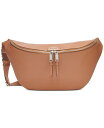 【送料無料】 カルバンクライン レディース ボディバッグ・ウエストポーチ バッグ Moss Large Belt Bag with Zipper Closure Caramel