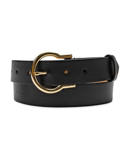 【送料無料】 コールハーン レディース ベルト アクセサリー Women's Classic Hinged Buckle Belt Black 【送料無料】 コールハーン レディース ベルト アクセサリー Women's Classic Hinged Buckle Belt Black