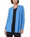  ジョーンズニューヨーク レディース ニット・セーター カーディガン アウター Women's Relaxed V-Neck Open Cardigan Blue Horizon