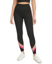  カルバンクライン レディース レギンス ボトムス Women's High-Rise Colorblocked 7/8 Leggings Black/ash Rose/electric Pink