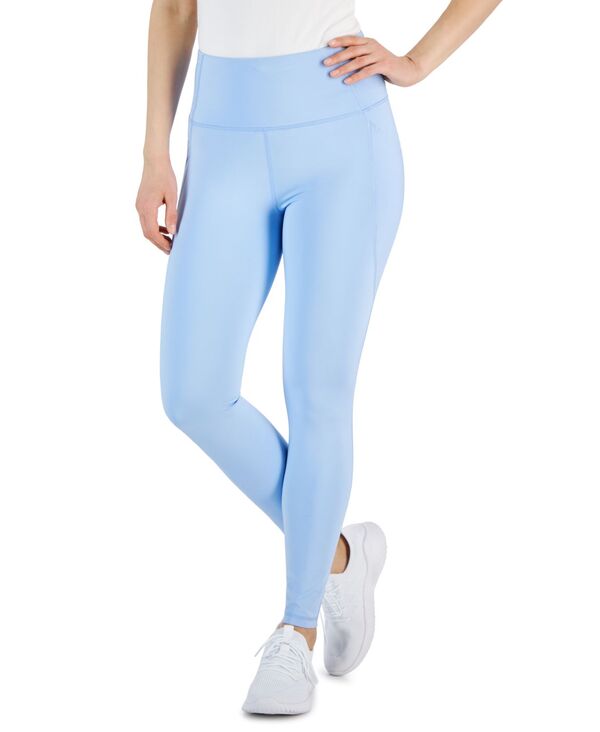 yz CfIM[ fB[X MX {gX Women's Solid 7/8 Compression Leggings Skysail Blue