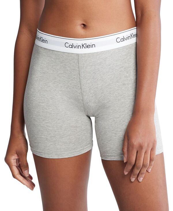 【送料無料】 カルバンクライン レディース パンツ アンダーウェア Women 039 s Modern Cotton Boxer Brief QF7625 Grey Heather