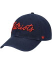 【送料無料】 47ブランド レディース 帽子 アクセサリー Women's Navy New England Patriots Vocal Clean Up Adjustable Hat Navy(4)