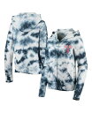 【送料無料】 ニューエラ レディース パーカー・スウェット フーディー アウター Women's Navy Boston Red Sox Tie-Dye Fleece Full-Zip Hoodie Navy