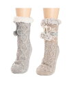 yz NNX fB[X C A_[EFA Women's 2 Pair Pack Tall Cabin Socks Fairy Dust/Grey Fairy dust/grey