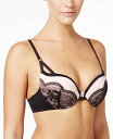 【送料無料】 メイデンフォーム レディース ブラジャー アンダーウェア Love the Lift Push Up & In Satin Plunge Underwire Bra DM9900 White With Rosegold
