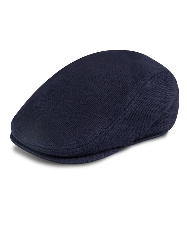 楽天ReVida 楽天市場店【送料無料】 リーバイス メンズ 帽子 アクセサリー Men's Stretch Knit Flat Top Ivy Cap with Sherpa Fleece Lining Navy